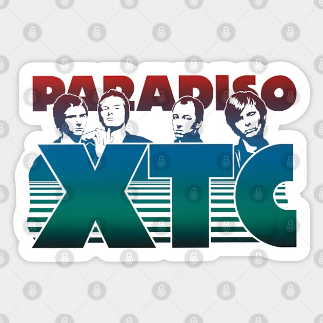 XTC Paradiso Vintage Sticker by Timeless Chaos